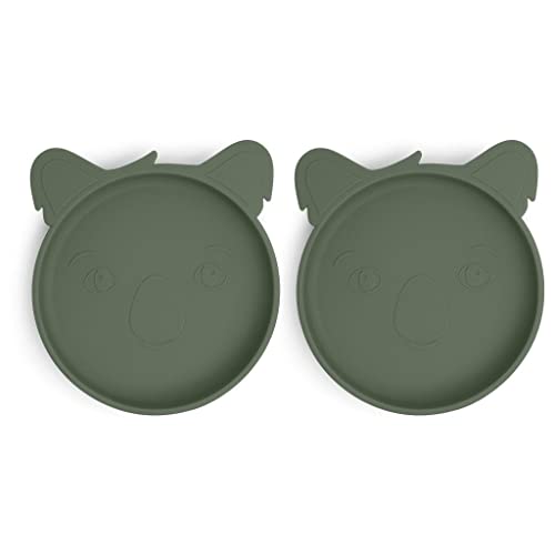 NUUROO - Akila Silicone Plate 2-Pack - Dusty Green von NUUROO