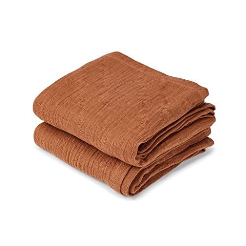 NUUROO Bao Muslin Cloth – 2 Pack – Karamell Kaffeebraun von NUUROO
