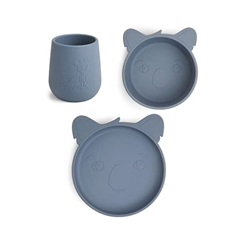 NUUROO - Judi Silikon Tafelservice 3er Pack Koala - Bering Sea NUUROO - Judi Silikon Tafelservice 3er Pack Koala - Bering Sea von NUUROO