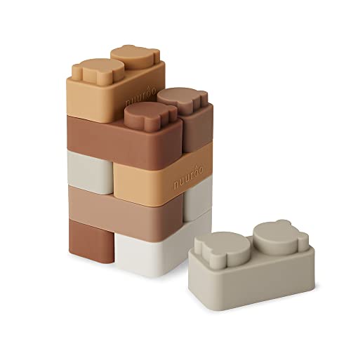 NUUROO Silikonbatterie Building Bricks – 10 Stück (NU338) von NUUROO
