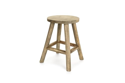 NUVOLE DI STOFFA Set mit zwei Hockern aus Holz, Vintage, Country Chic 25/30 cm, VARIANTE: A NUVOLE DI STOFFA Set mit zwei Hockern aus Holz, Vintage, Country Chic 25/30 cm, VARIANTE: A von NUVOLE DI STOFFA