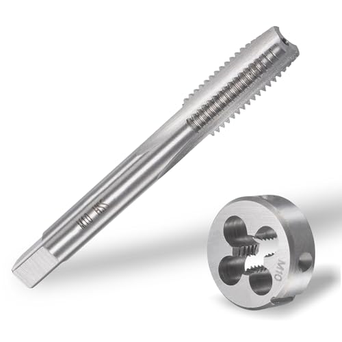 Gewindeschneidsatz, M10 x 1.5 mm Gewindebohrer, 1 Set Rundgewindebohrer, Metrisches Gewindeschneider Set, Maschinengewindebohrer, Gewindebohrersatz für Gewindeschneiden Reparieren Gewindeschneidsatz, M10 x 1.5 mm Gewindebohrer, 1 Set Rundgewindebohrer, Metrisches Gewindeschneider Set, Maschinengewindebohrer, Gewindebohrersatz für Gewindeschneiden Reparieren von NUWIQ