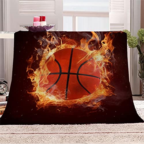 NUYSP Basketball Kuscheldecke Erwachsene 150x200 cm Weiche Flauschige Flanelldecke mit Muster 3D Effekt Sport Decke Microfaser Wohndecke Tagesdecke Sofadecke Couchdecke TV-Decken NUYSP Basketball Kuscheldecke Erwachsene 150x200 cm Weiche Flauschige Flanelldecke mit Muster 3D Effekt Sport Decke Microfaser Wohndecke Tagesdecke Sofadecke Couchdecke TV-Decken von NUYSP