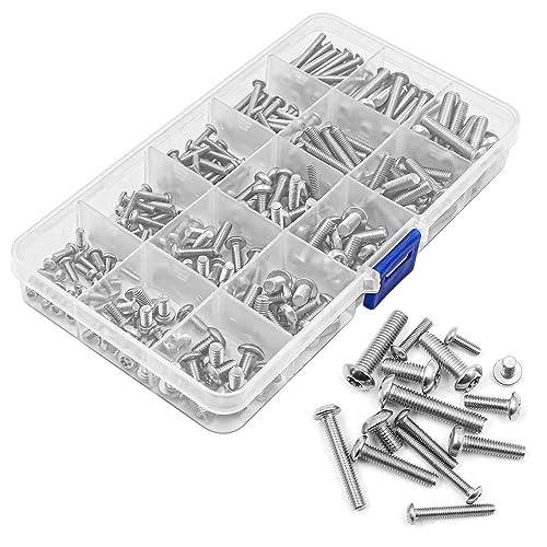 225 Stück NUZAMAS M3 M4 M5 304 Edelstahl Sechsrundkopfschraube Anti-Demontage Anti-Diebstahl-Schraube Innenpflaume Rundkopf mit Nadel Speziell geformter Bolzen Haushaltsschraube 225 Stück NUZAMAS M3 M4 M5 304 Edelstahl Sechsrundkopfschraube Anti-Demontage Anti-Diebstahl-Schraube Innenpflaume Rundkopf mit Nadel Speziell geformter Bolzen Haushaltsschraube von NUZAMAS