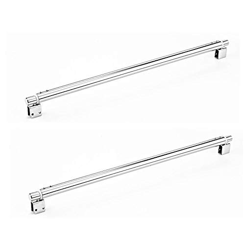 2er-Set NUZAMAS 600 mm bis 800 mm Duschwandhalterung, Teleskopstange, Glas-zu-Glas, 25 mm, für Glas 8 mm bis 12 mm, Tragarm aus Edelstahl, begehbare Duschwand für Badezimmerzimmer von NUZAMAS