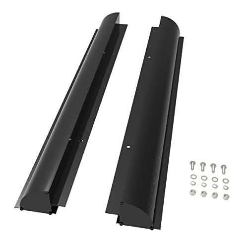 NUZAMAS 2er Set Seitenhalterungen für Solarpanels aus Aluminium, Spoiler zur Befestigung von Solarpanels an Wohnmobilen, Wohnwagen, Hausdächern, Vans, Reisen, Booten, 55 cm lang von NUZAMAS