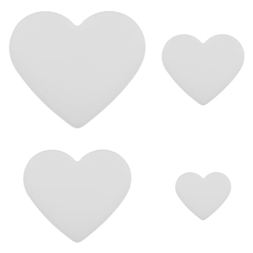 4er-Set NUZAMAS Love Heart Shape Epoxidform Tischuntersetzer Kristallform Spiegel Silikonform DIY Harz Herzform Anti-Rutsch-Seifenform in 4 Größen 4er-Set NUZAMAS Love Heart Shape Epoxidform Tischuntersetzer Kristallform Spiegel Silikonform DIY Harz Herzform Anti-Rutsch-Seifenform in 4 Größen von NUZAMAS