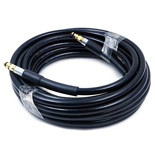 NUZAMAS 10 m Hochdruck-Ersatzschlauch, 5800 PSI Schlauchverlängerung Hochdruckreinigerschlauch Abflussreinigungsset K2 K3 K4 K5 K6 K7 Click Type Plug Quick Connector NUZAMAS 10 m Hochdruck-Ersatzschlauch, 5800 PSI Schlauchverlängerung Hochdruckreinigerschlauch Abflussreinigungsset K2 K3 K4 K5 K6 K7 Click Type Plug Quick Connector von NUZAMAS