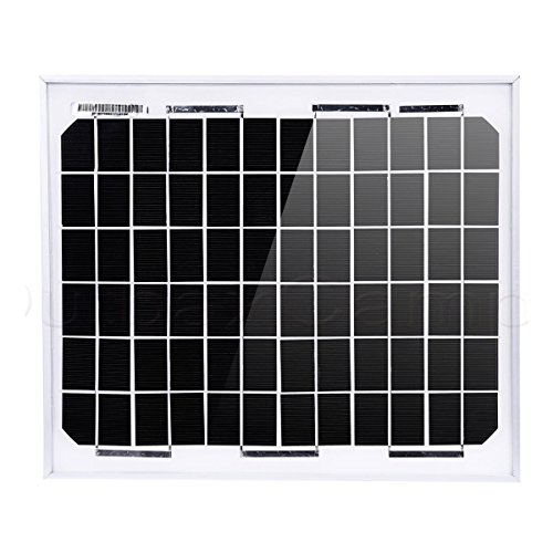 NUZAMAS 10W 12V Sonnenkollektor Aluminium Rahmen Ladegerät Home Off Grid Caravan Boot Schuppen Auto Wohnmobil Camping Angeln Jagd Portable Power NUZAMAS 10W 12V Sonnenkollektor Aluminium Rahmen Ladegerät Home Off Grid Caravan Boot Schuppen Auto Wohnmobil Camping Angeln Jagd Portable Power von NUZAMAS