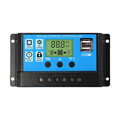 NUZAMAS 12V / 24V Solar Panel Regler Laderegler 20A PWM LCD Display NUZAMAS 12V / 24V Solar Panel Regler Laderegler 20A PWM LCD Display von NUZAMAS