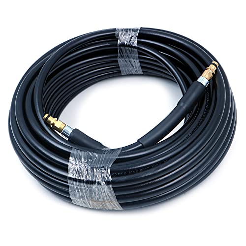 NUZAMAS 15 m Hochdruck-Ersatzschlauch, 5800 PSI Schlauchverlängerung Hochdruckreiniger Schlauch Ablaufreinigungsset K2 K3 K4 K5 K6 K7 Click Typ Stecker Schnellverbinder NUZAMAS 15 m Hochdruck-Ersatzschlauch, 5800 PSI Schlauchverlängerung Hochdruckreiniger Schlauch Ablaufreinigungsset K2 K3 K4 K5 K6 K7 Click Typ Stecker Schnellverbinder von NUZAMAS
