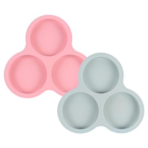 NUZAMAS 2 Stück Luftfritteuse Eierform Silikon Spiegeleiform Antihaft-Luftfritteuse Backform 3 Mulden Silikon Muffinformen zum BackenHamburger Brötchenpfanne Luftfritteuse Zubehör NUZAMAS 2 Stück Luftfritteuse Eierform Silikon Spiegeleiform Antihaft-Luftfritteuse Backform 3 Mulden Silikon Muffinformen zum BackenHamburger Brötchenpfanne Luftfritteuse Zubehör von NUZAMAS