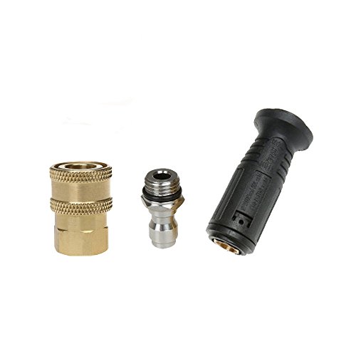 NUZAMAS 3er Set Hochdruckreiniger Zubehör Adapter Verbinder Sprühkopf Schnellverbinder Set 1/4' M14 NUZAMAS 3er Set Hochdruckreiniger Zubehör Adapter Verbinder Sprühkopf Schnellverbinder Set 1/4' M14 von NUZAMAS