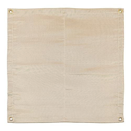 NUZAMAS 50 x 50 cm Feuerstellenmatte, Grillmatte, hitzebeständige feuerfeste Unterlage, brennender Ofen, Kaminmatte für den Außenbereich, schützt Deck, Hinterhof, Boden, Rasen NUZAMAS 50 x 50 cm Feuerstellenmatte, Grillmatte, hitzebeständige feuerfeste Unterlage, brennender Ofen, Kaminmatte für den Außenbereich, schützt Deck, Hinterhof, Boden, Rasen von NUZAMAS