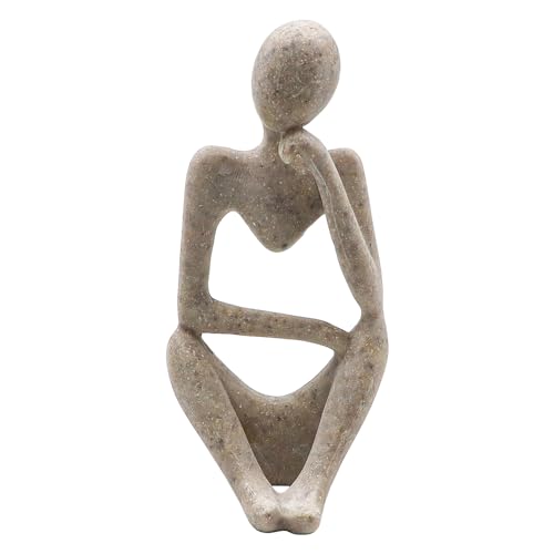 NUZAMAS Abstrakte Skulptur Statue Harz Denker Sandstein Ornamente Statuen Sammlerfiguren Charakter Dekoration für Home Office Hotel Desktop Bücherregal Links NUZAMAS Abstrakte Skulptur Statue Harz Denker Sandstein Ornamente Statuen Sammlerfiguren Charakter Dekoration für Home Office Hotel Desktop Bücherregal Links von NUZAMAS
