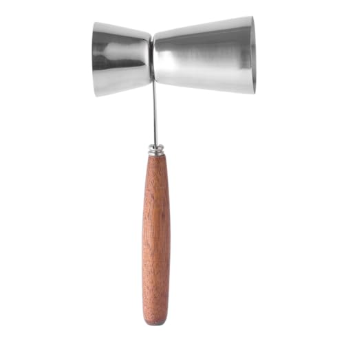 NUZAMAS Cocktail-Messbecher aus Edelstahl 304, Doppel-Messbecher, professionelles Barkeeper-Werkzeug, 25 ml/50 ml Griff, Messbecher für Familientrinken, professionelle Bar NUZAMAS Cocktail-Messbecher aus Edelstahl 304, Doppel-Messbecher, professionelles Barkeeper-Werkzeug, 25 ml/50 ml Griff, Messbecher für Familientrinken, professionelle Bar von NUZAMAS