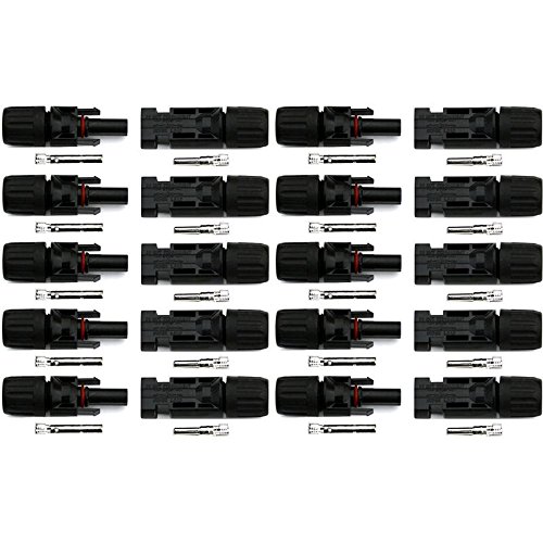 NUZAMAS Neue 10 Sätze von Solar Panel Stecker Männlich Weiblich für PV Solar Panel Kabel von NUZAMAS