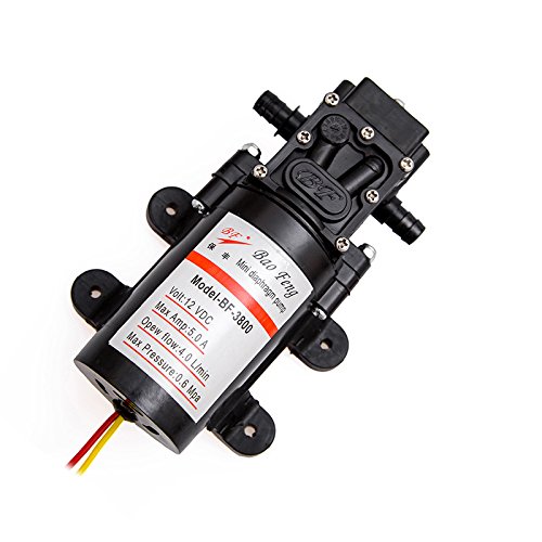 NUZAMAS Neue 12 V High Druck Membran selbstansaugende Wasserpumpe für Wohnwagen/Caravan/Wohnmobil-/Boot/Marine von NUZAMAS