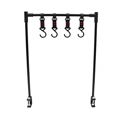 NUZAMAS Outdoor Camping Desktop Storage Rack Hanger Foldable BBQ Picnic Hanging Table Shelf, Detachable Multifunctional Tableware Bracket, Aluminum Alloy Hanger Shelf Lamp Support with Hooks NUZAMAS Outdoor Camping Desktop Storage Rack Hanger Foldable BBQ Picnic Hanging Table Shelf, Detachable Multifunctional Tableware Bracket, Aluminum Alloy Hanger Shelf Lamp Support with Hooks von NUZAMAS
