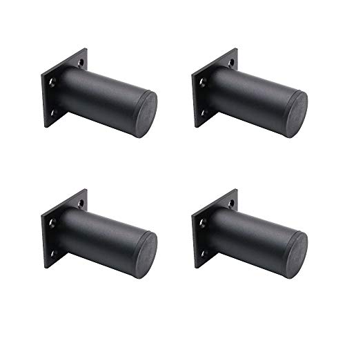 NUZAMAS Satz von 4 verstellbaren, mattschwarzen Möbelbeinen, 38 x 80 mm Aluminiumlegierung, Beine für TV-Ständer, Möbelsofa, Stützbeine für Badezimmerschränke NUZAMAS Satz von 4 verstellbaren, mattschwarzen Möbelbeinen, 38 x 80 mm Aluminiumlegierung, Beine für TV-Ständer, Möbelsofa, Stützbeine für Badezimmerschränke von NUZAMAS
