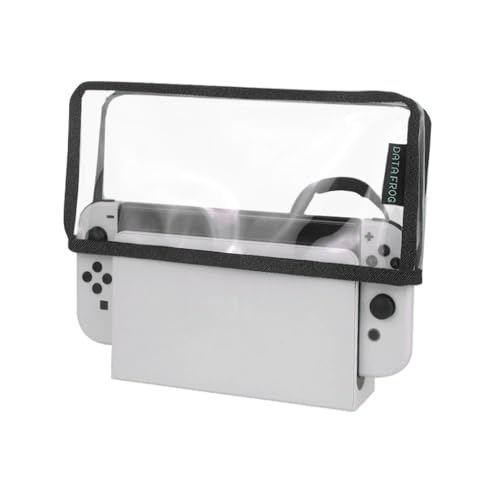 NUZAMAS Transparente Staubschutzhülle Host-Staubschutzhülle Basis-Staubschutzhülle NS-Staubschutzhülle Kratzfester, wasserdichter Schutz Staubschutz Kompatibel mit Switch OLED NUZAMAS Transparente Staubschutzhülle Host-Staubschutzhülle Basis-Staubschutzhülle NS-Staubschutzhülle Kratzfester, wasserdichter Schutz Staubschutz Kompatibel mit Switch OLED von NUZAMAS