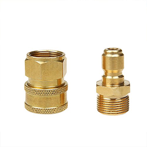 Nuzamas M22, Adapter mit Innen- und Außengewinde für Hochdruckreiner, Pistolen, Schläuche Nuzamas M22, Adapter mit Innen- und Außengewinde für Hochdruckreiner, Pistolen, Schläuche von NUZAMAS