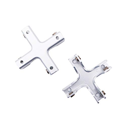 Satz von 2 NUZAMAS Kreuzform-Glasklemmen, Schaukasten für Gebäude, Aquarium, Schrank, Halterungen aus Aluminiumlegierungsglas, passend für 6-10 mm Glasdicke Satz von 2 NUZAMAS Kreuzform-Glasklemmen, Schaukasten für Gebäude, Aquarium, Schrank, Halterungen aus Aluminiumlegierungsglas, passend für 6-10 mm Glasdicke von NUZAMAS