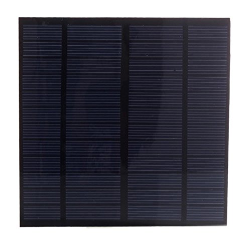 NUZAMAS Mini-Solarmodul, 3 W, 12 V, 250 mA, Solarsystem-Zelle, Outdoor, Camping, Akku-Ladegerät, DIY-Teile von NUZAMAS