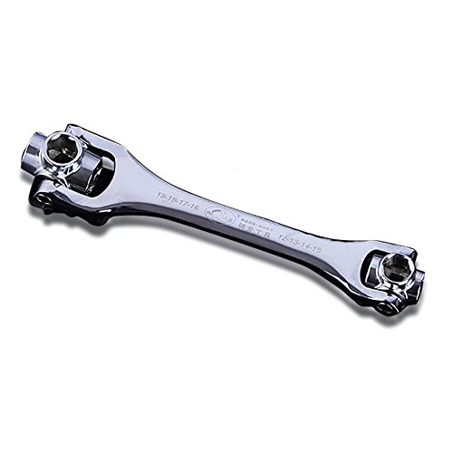 8-in-1 flexibler Hundeknochen, multifunktional, Sechskant-Stecknuss-Schraubenschlüssel mit Magnet, 12-19 mm, 360 Grad drehbarer Kopf, von NUZAMAS 8-in-1 flexibler Hundeknochen, multifunktional, Sechskant-Stecknuss-Schraubenschlüssel mit Magnet, 12-19 mm, 360 Grad drehbarer Kopf, von NUZAMAS von NUZAMAS