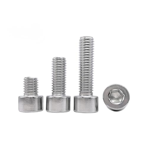 NUZBCPETR Innensechskantschrauben aus Edelstahl mit Innensechskant(M3.5 x 8mm 50pcs) von NUZBCPETR