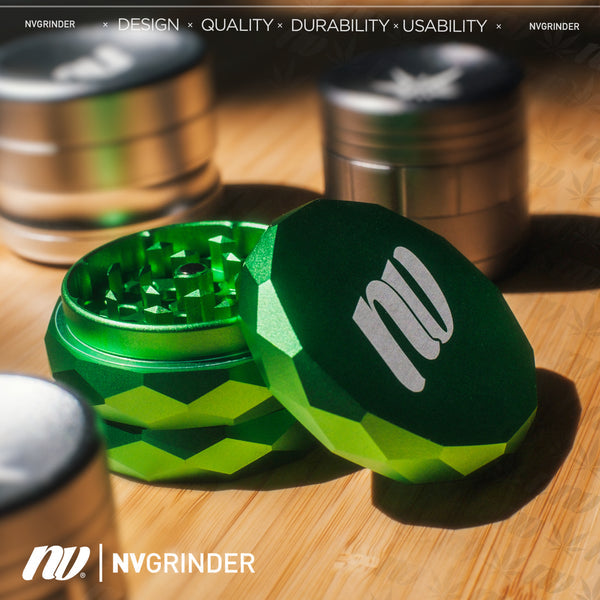 NV Grinder 63mm 4tlg Pyramid Gewinde von NV Grinder