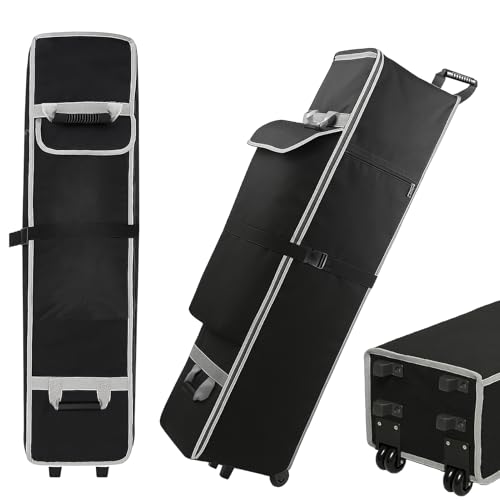 10 x 10 x 52 Zoll Baldachin Rolltasche für Pop-Up-Zelt mit stabilen Griffen und Tasche, Aufbewahrungstasche mit Rädern für 10 x 10 Baldachin, Zelttasche Ersatzteil, 800D wasserdichtes Oxford-Gewebe 10 x 10 x 52 Zoll Baldachin Rolltasche für Pop-Up-Zelt mit stabilen Griffen und Tasche, Aufbewahrungstasche mit Rädern für 10 x 10 Baldachin, Zelttasche Ersatzteil, 800D wasserdichtes Oxford-Gewebe von NVAAV