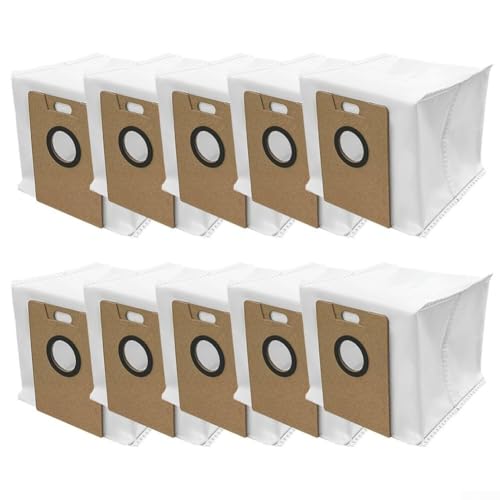Staubsaugerbeutel mit großer Kapazität für Eve RookS und Lydsto R1 Edge Staubsaugermodelle, effizienter Clog pro Formance, 10 Stück von NVARUPC