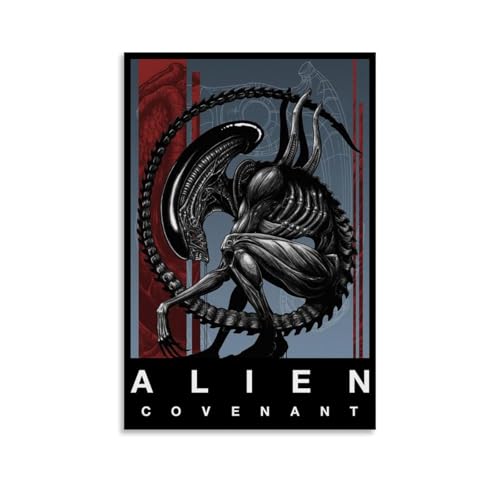 NVBKJH Film Alien Fan Art Poster Dekorative Malerei Leinwand Wandkunst Wohnzimmer Poster Schlafzimmer Malerei 24x36inch(60x90cm) von NVBKJH