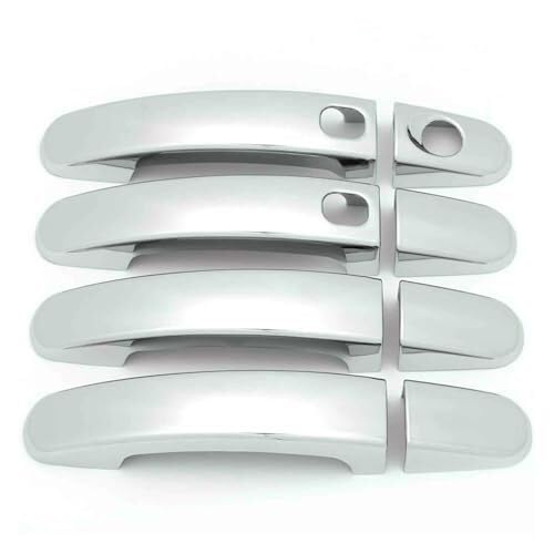 NVCPHGEDEK Außentürgriff für Autos Autotürgriffabdeckung Dekoration Für Focus 2/3 MK3/MK4, Für C-Max, Für Escape(‎Silver 2 Smart) von NVCPHGEDEK