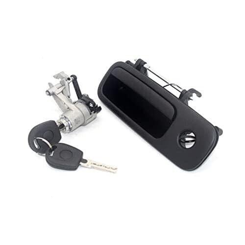 NVCPHGEDEK Außentürgriff für Autos Heckklappe Hinten Äußere Tür Griff Mit Schloss & 2 Schlüssel Für Golf III IV Lupo T5 Transporter Für Multivan 1J6827297G 1J6827565B Stamm Schloss(‎Pair) von NVCPHGEDEK