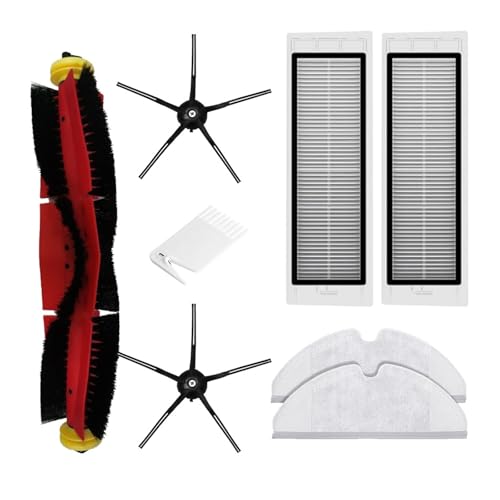 NVDERTA Abnehmbare 5-Fuß-Seitenbürstenfilter-Mops for S55, S5 Max, S6MaxV, S6 Pure Roboter-Staubsaugerzubehör(033) von NVDERTA