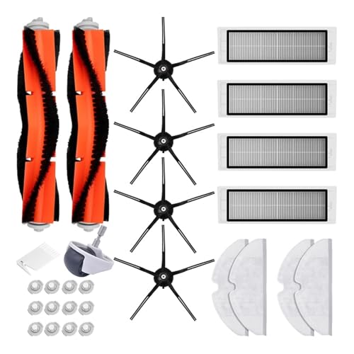 NVDERTA Abnehmbare 5-Fuß-Seitenbürstenfilter-Mops for S55, S5 Max, S6MaxV, S6 Pure Roboter-Staubsaugerzubehör(075) von NVDERTA