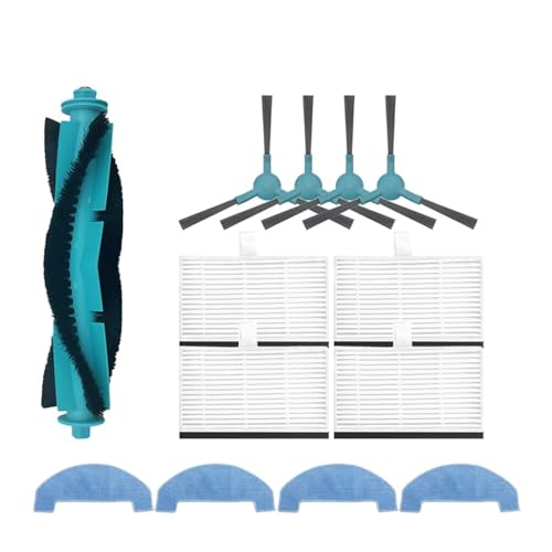 NVDERTA Bürstenfilter-Mopps, kompatibel mit Mova E 10 / Trouver E10 / Ultenic D10 / T10 Lite / Q8 Max/Lubluelu L15 Zubehör(003) von NVDERTA