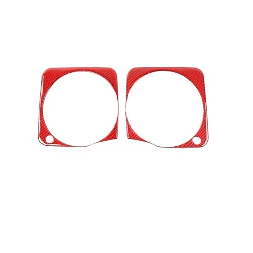 NVDERTA Dekorative Aufkleber für Armaturenbrett, kompatibel mit Suzuki Jimny JB64 JB74 2019 2020 2021 2022 2023 2024 und später, Zubehör für den Innenraum des Autos (Red B) von NVDERTA