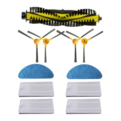 NVDERTA Hauptseitenbürstenfilter-Mopptuch, kompatibel mit Ikhos Create NetBot S15 X500 X600 X500Pro Roboter-Staubsaugerteilen(B) von NVDERTA