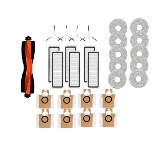 NVDERTA Kompatibel mit Bot L10s Ultra /L10 Ultra/L10s Pro Bag Roboter-Staubsaugerzubehör, Mopp-Hauptseitenbürstenfilter-Ersatz(29pcs) von NVDERTA