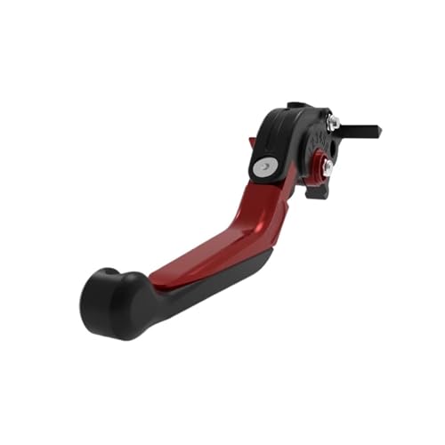 NVDERTA Kompatibel mit GL1800 Goldwing DCT 2018 2019 2020 2021 2022 2023 Motorradgriff Vorderhebel einstellbar Faltbar Ausziehbar(schwarz rot) von NVDERTA