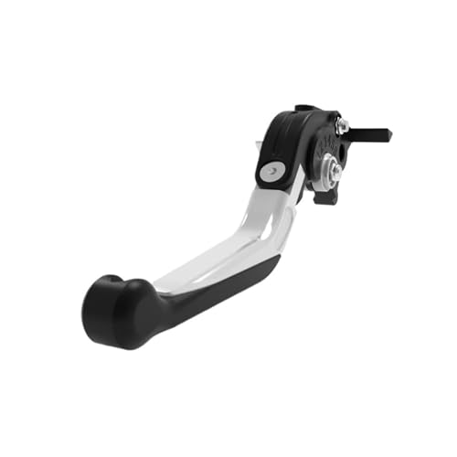 NVDERTA Kompatibel mit GL1800 Goldwing DCT 2018 2019 2020 2021 2022 2023 Motorradgriff Vorderhebel einstellbar Faltbar Ausziehbar(schwarz silber) von NVDERTA