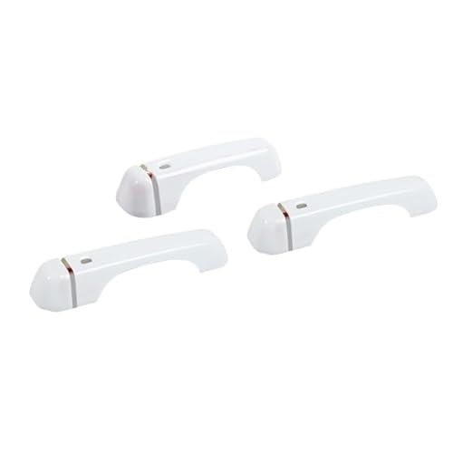 NVDERTA Kompatibel mit Jeep Wrangler JL 2018 2019 2020 2021 2022 2023 2024. Dekorative Abdeckung für hinteren Türgriff der Heckklappe.(2 Door White) von NVDERTA