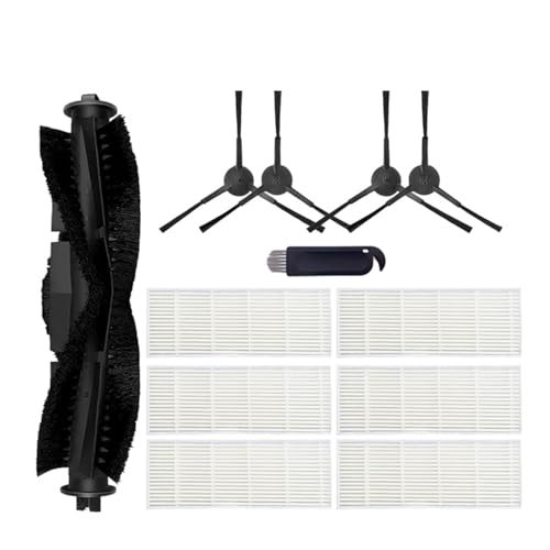 NVDERTA Kompatibel mit Lubluelu SL68 / Tikom G8000 Roboter-Staubsauger, Zubehör, Haupt-Seitenbürste, Filter, Mopp-Tücher(004) von NVDERTA