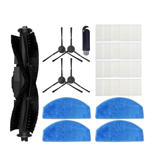 NVDERTA Kompatibel mit Lubluelu SL68 / Tikom G8000 Roboter-Staubsauger, Zubehör, Haupt-Seitenbürste, Filter, Mopp-Tücher(005) von NVDERTA