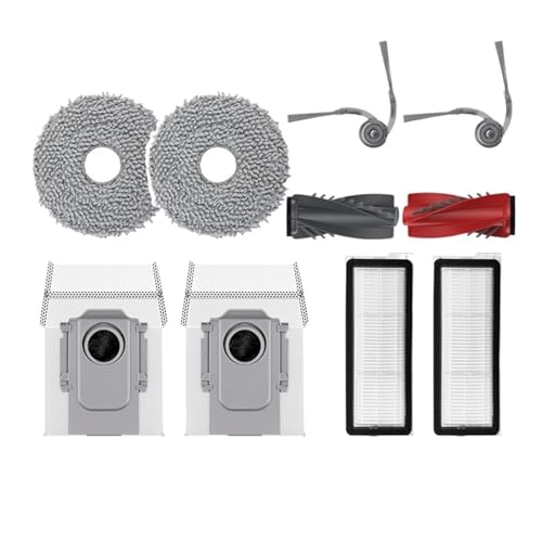 NVDERTA Kompatibel mit Qrevo 5AE / Curv/CurvC/Curv S5X 5A1 5XC / Edge/EdgeC/Edge S5A 5V1 Teile Bürstenfilter Moppbeutel(9pcs) von NVDERTA