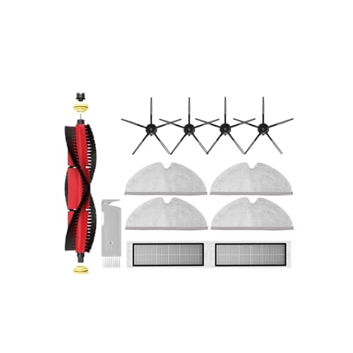 NVDERTA Kompatibel mit Xiaomi S5 Max S6 S6 Maxv Filter Seiten-/Hauptbürste Wasserkastenfach Moppkasten Staubsaugerzubehör(Set4) von NVDERTA