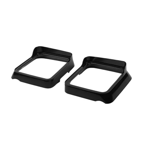 NVDERTA Kompatibel mit dem dekorativen Rahmen für Auto-Rückspiegel, kompatibel mit Jeep Wrangler JL Zubehör 2018 2019 2020 2021 2022 2023 2024(Black) von NVDERTA